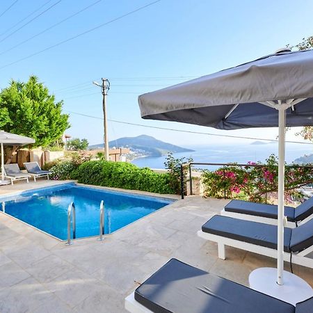 Luxus Villa Skyla Mit 5 Schlafzimmern & Meer-Blick Kaş Zewnętrze zdjęcie