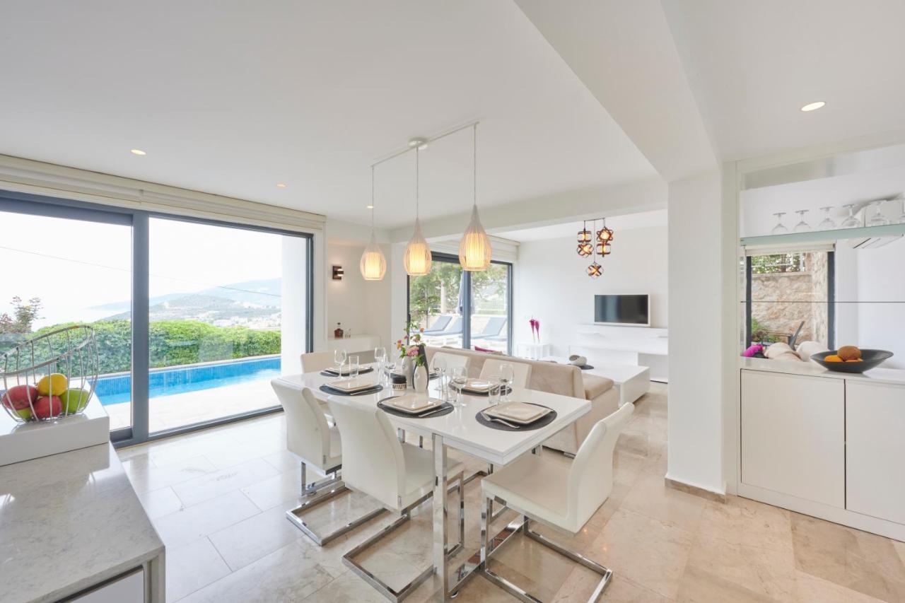 Luxus Villa Skyla Mit 5 Schlafzimmern & Meer-Blick Kaş Zewnętrze zdjęcie