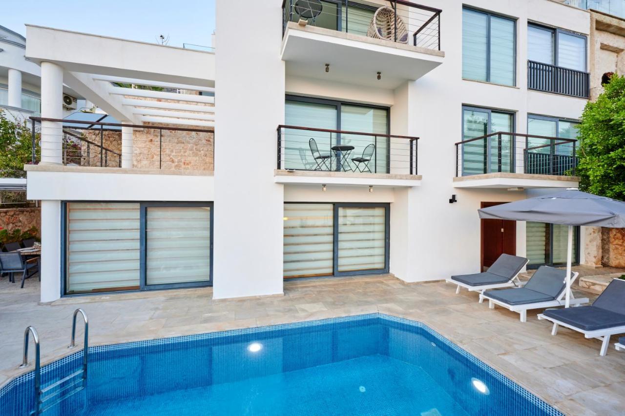 Luxus Villa Skyla Mit 5 Schlafzimmern & Meer-Blick Kaş Zewnętrze zdjęcie