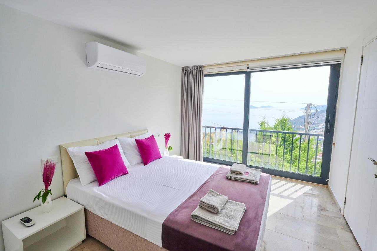 Luxus Villa Skyla Mit 5 Schlafzimmern & Meer-Blick Kaş Zewnętrze zdjęcie