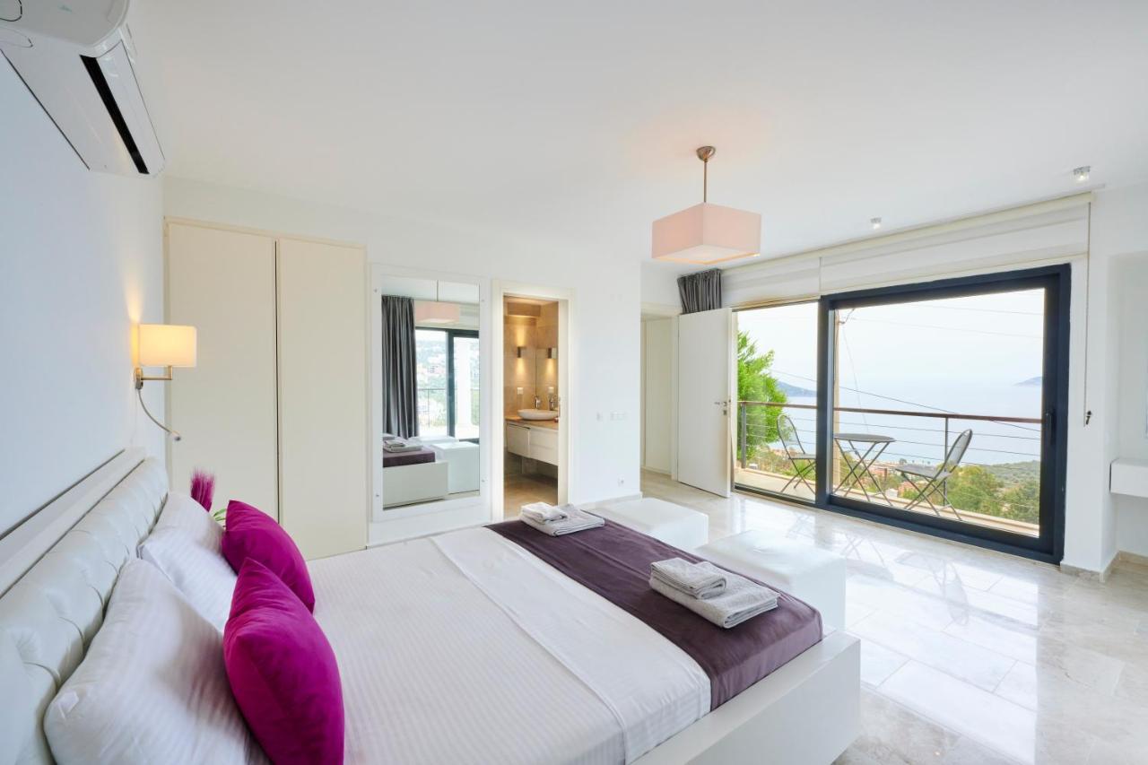 Luxus Villa Skyla Mit 5 Schlafzimmern & Meer-Blick Kaş Zewnętrze zdjęcie