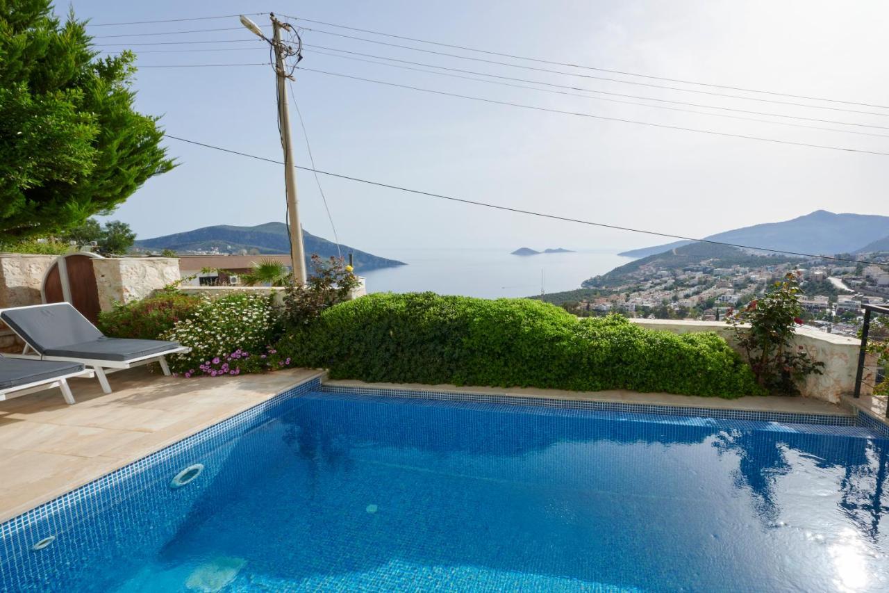 Luxus Villa Skyla Mit 5 Schlafzimmern & Meer-Blick Kaş Zewnętrze zdjęcie