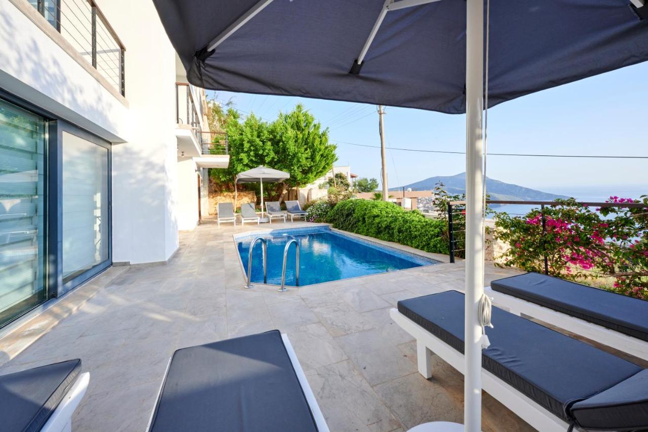 Luxus Villa Skyla Mit 5 Schlafzimmern & Meer-Blick Kaş Zewnętrze zdjęcie