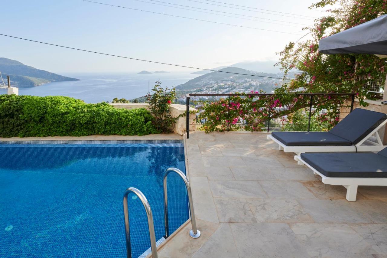 Luxus Villa Skyla Mit 5 Schlafzimmern & Meer-Blick Kaş Zewnętrze zdjęcie