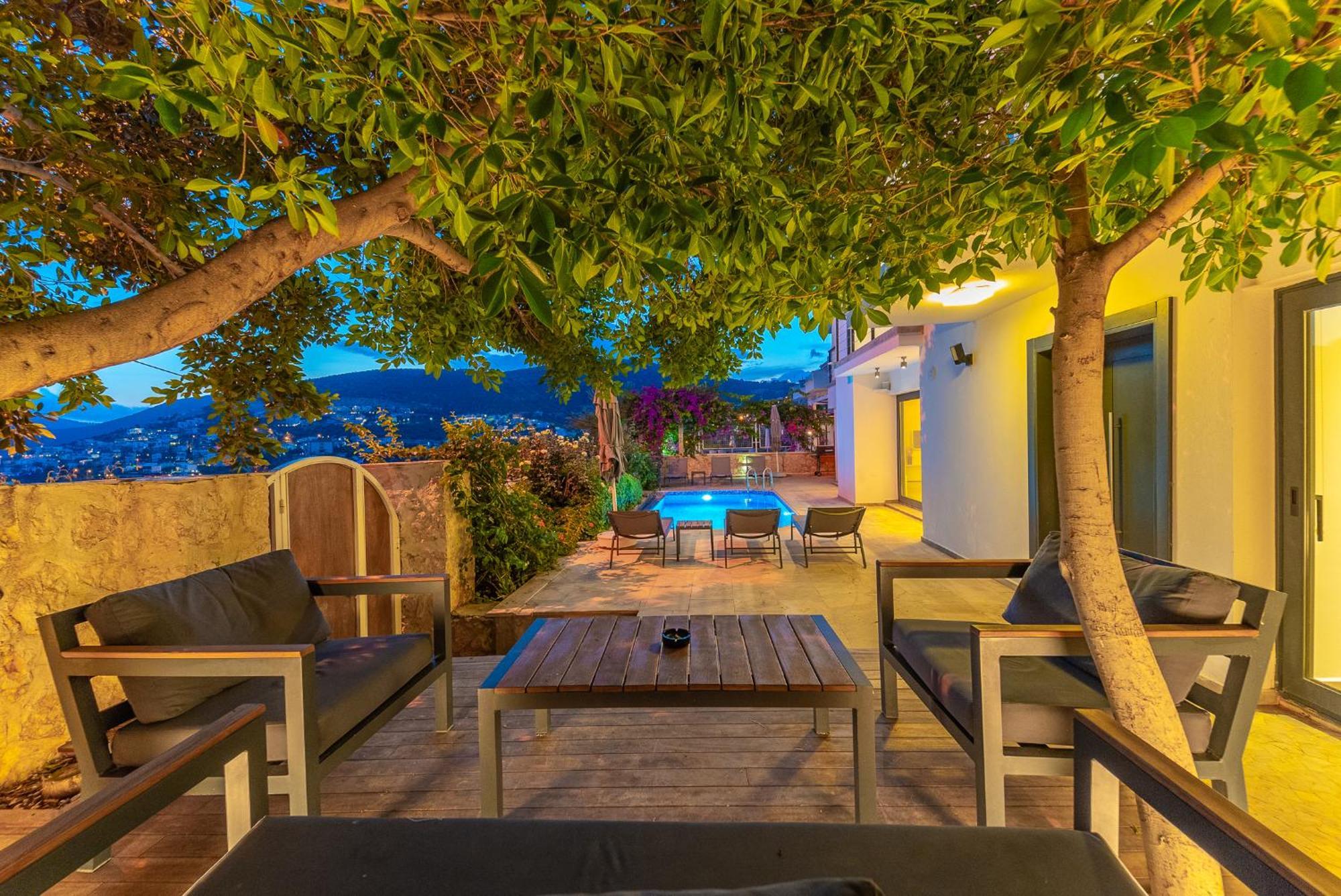 Luxus Villa Skyla Mit 5 Schlafzimmern & Meer-Blick Kaş Zewnętrze zdjęcie